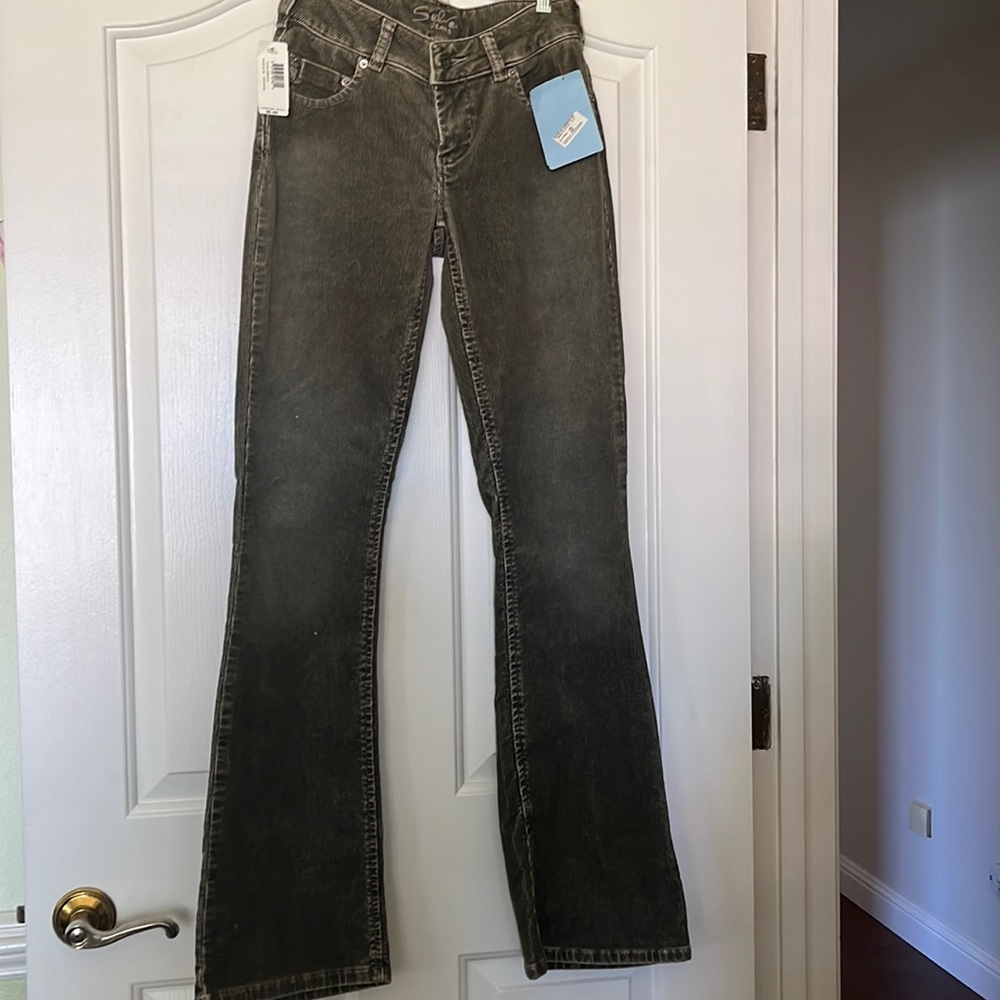 Boot cut corduroy pants
